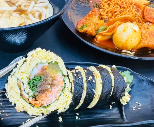  노량진153구포국수, 키토마요김밥 강추 ㆍ유부우동 떡볶이