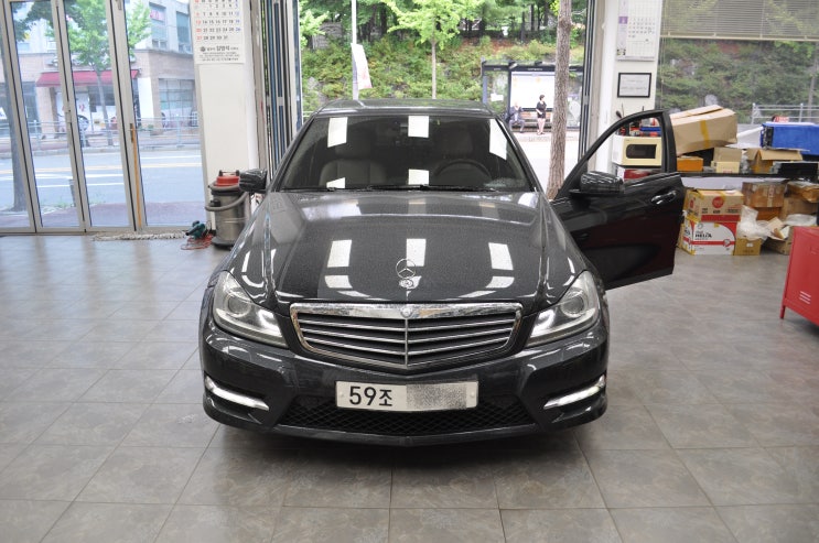  벤츠 W204 만도지니 NTG4500CE 전원고장 블랙아웃 메인보드수리 - 수입차오디오수리전문[수원테크]