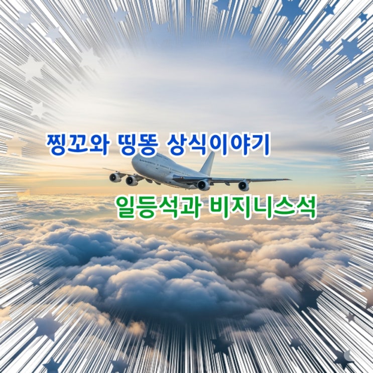  장시간 여행 일등석과 비즈니스석 가성비 비교해보자!!