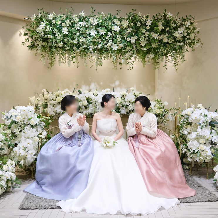  결혼식 혼주한복 강남 라온하제 한복 본식 후기(색깔, 대여 가격)
