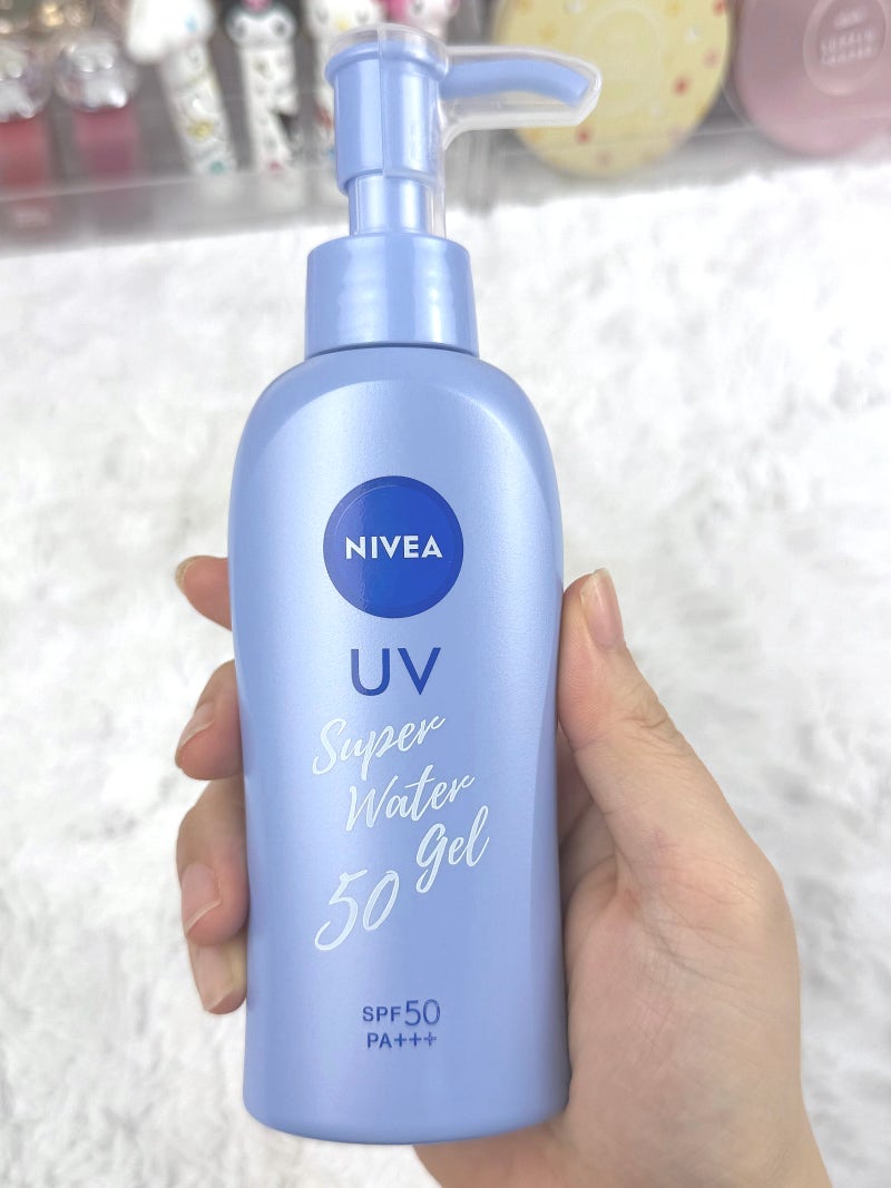 백탁 끈적임 없는 일본 니베아 슈퍼 워터 젤 바디 선크림