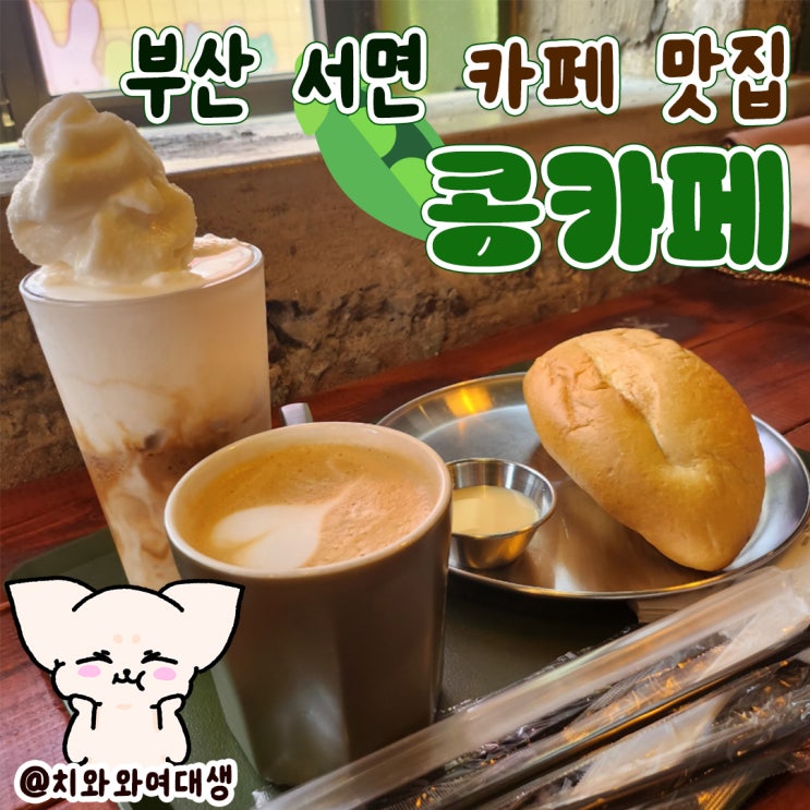  부산 서면 카페 전포역 카페맛집 콩카페 부산서면점
