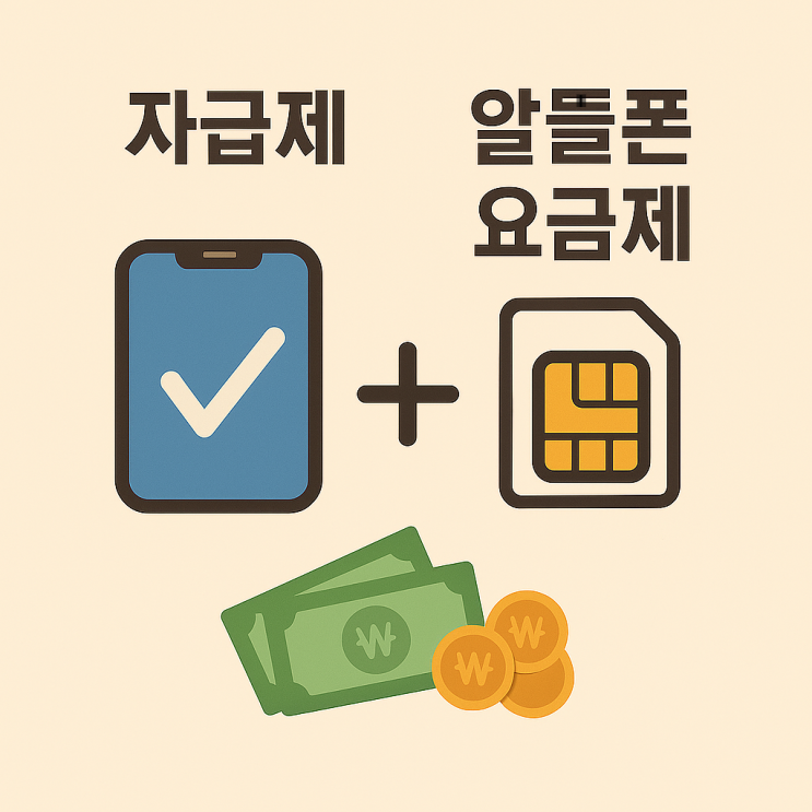  자급제폰 + 알뜰폰 요금제, 사전 조사!