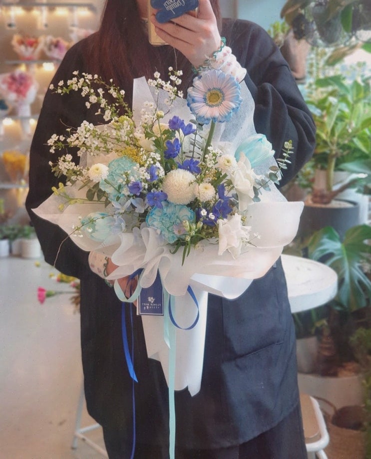  친구 생일을 위한 특별한 꽃바구니, 양산꽃집 수변꽃집