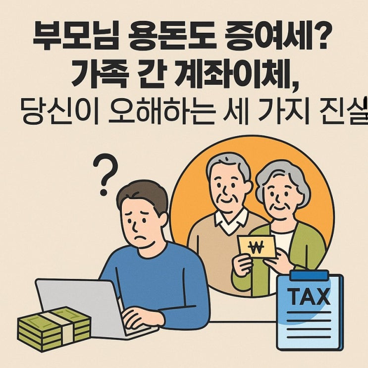  가족 간 이체, 1천만 원 넘어도 문제 없다. 가족 간 송금의 모든 오해 파헤치다!