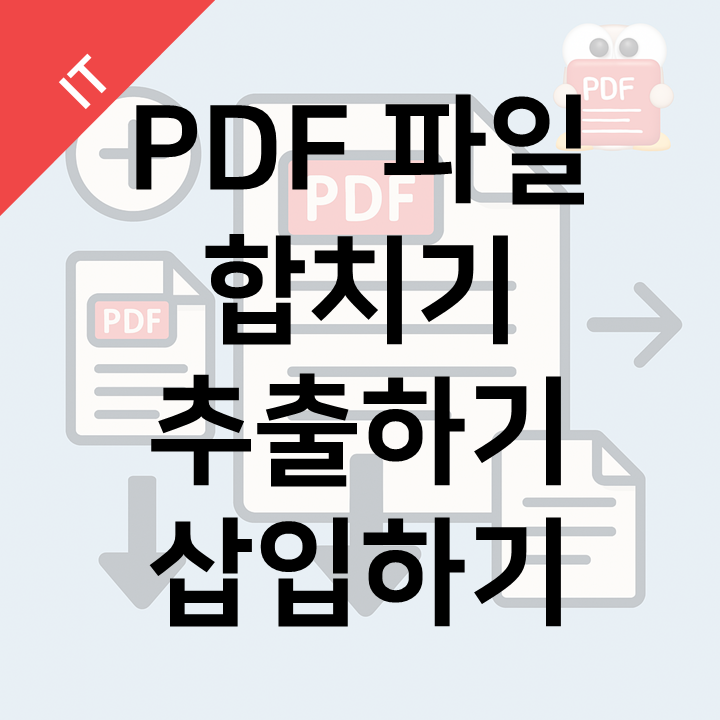  PDF 파일 합치기, 추출하기, 삽입하기 - 알PDF 하나로 편집하는 방법 (무료 사용 가능)