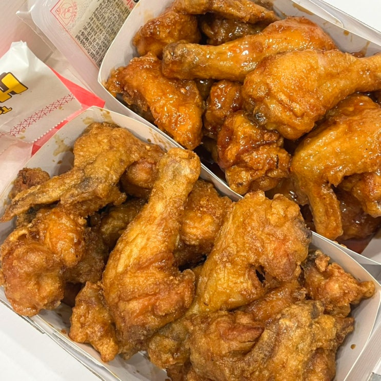  [호식이두마리치킨] 간장 치킨&양념 치킨(칼로리, 맛, 가격)