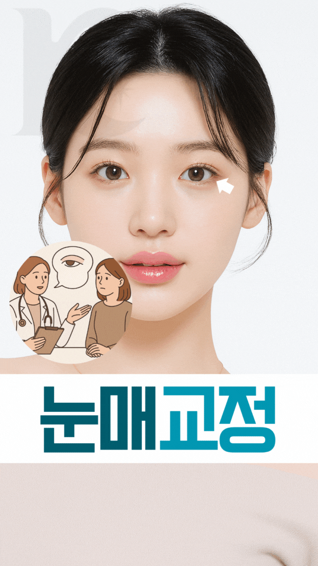  광주눈매교정 쌍꺼풀과 같은 눈성형이 아닙니다
