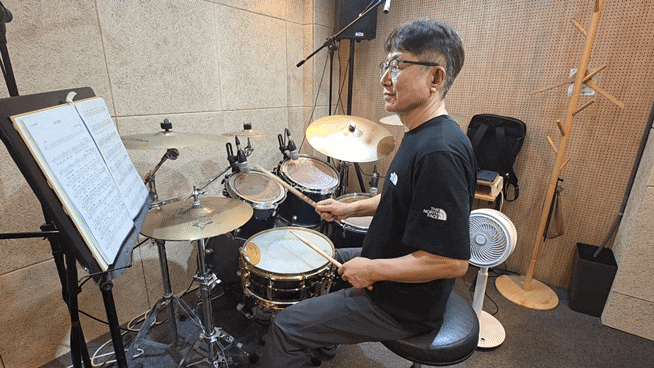  부산드럼학원 직장인 취미 드럼 송골매 아가에게 드럼 레슨 드럼 커버  지노드럼스튜디오