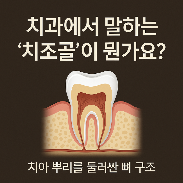   치과에서 말하는 ‘치조골’이 뭔가요?