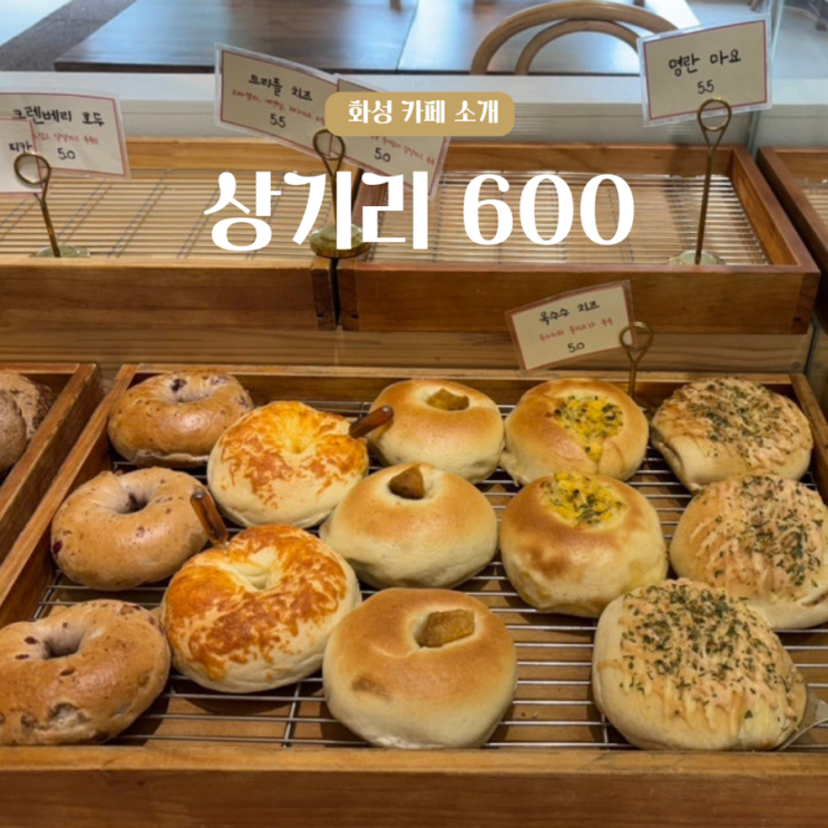  화성, 기천저수지 근처 건강하고 맛있는 베이글 맛집 카페 상기리 600