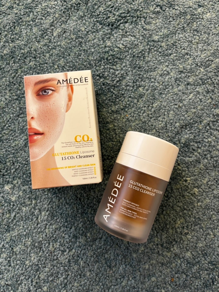  AMEDEE 아메디 비타 글루타티온 리포좀 CO2 탄산 버블 딥 클렌저로 완벽한 모공관리!