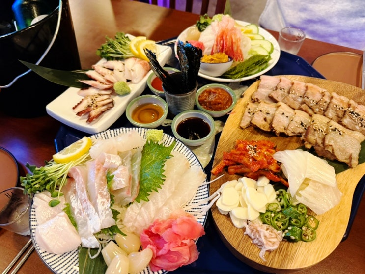  원종역맛집 신선한 해산물안주가 있는 감성한식주점 ' 선주가 ' 늦게까지 하는 원종동술집