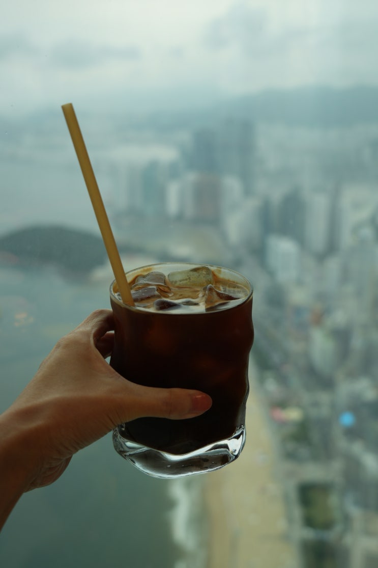  부산 엑스더스카이 전망대 카페, 해운대 엘시티 전망대 홍스핫바