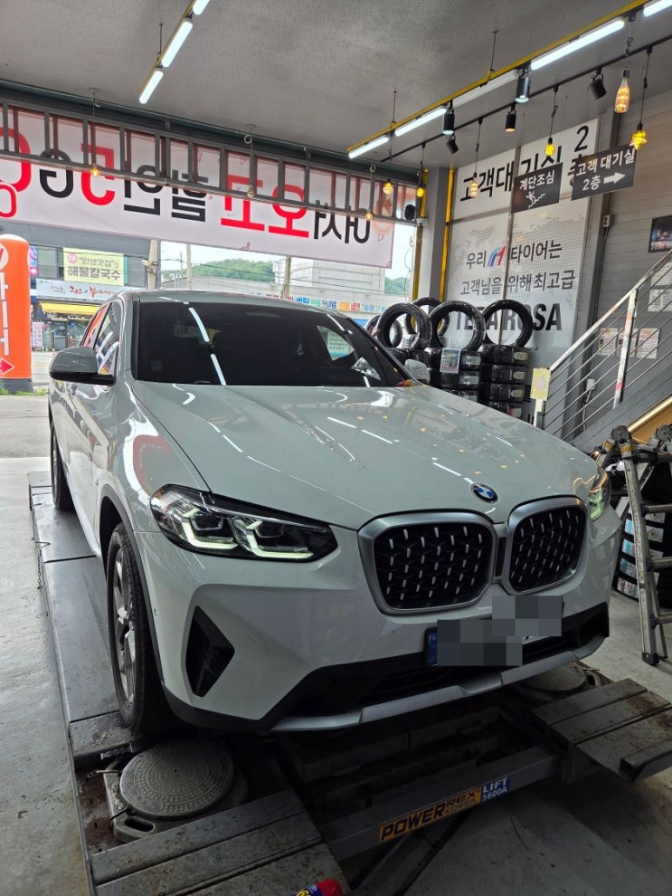  [F1타이어본점] BMW X4 콘티넨탈 DWS06+ 타이어 교체, F1타이어본점에서 완벽 시공