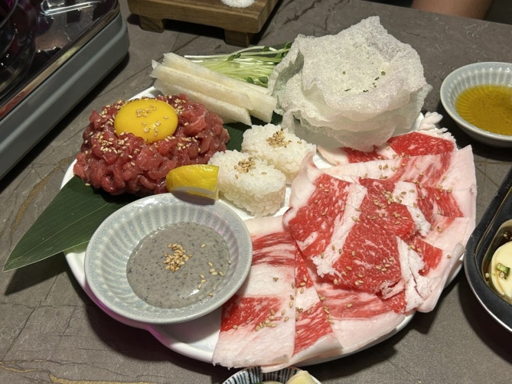  용인 처인구 ‘육회한차돌이’ | 가성비 좋은 육회&차돌 맛집, 용인시장 근처 술집 추천