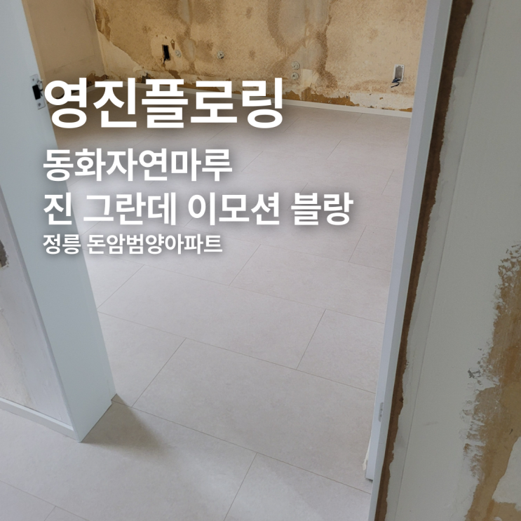 진 그란데 이모션 블랑 강마루, 마루업체가 직접 추천하는 이유는?