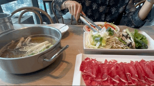  홍대 샤브샤브 뷔페 마루샤브스카이 단체 모임 하기 좋은 주차 가능 맛집