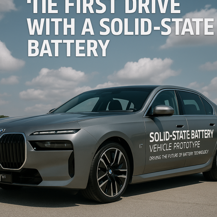 BMW 세계 최초 전고체 배터리 주행 성공!
