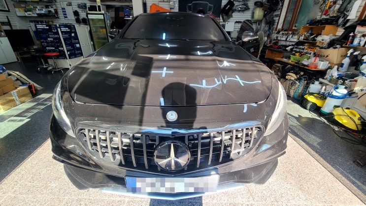  벤츠 w222 s63 AMG 쿠페 순정 하이패스 룸미러 카드인식 오류 모듈 교체수리