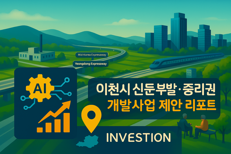  이천핵심~경충대로변 분석/이천시 신둔·부발·중리권 개발사업 제안 리포트개발 가능 사업아이템 세부 분석 및 미래 전망