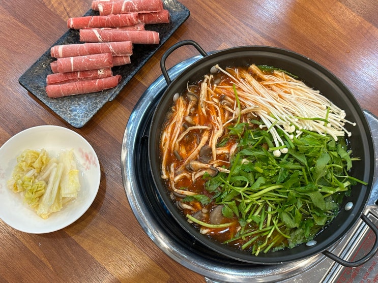  파주칼국수맛집 금릉역 샤브샤브 파주샤브칼국수 리뷰