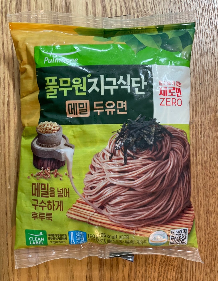  풀무원지구식단 메밀두유면 내돈내산