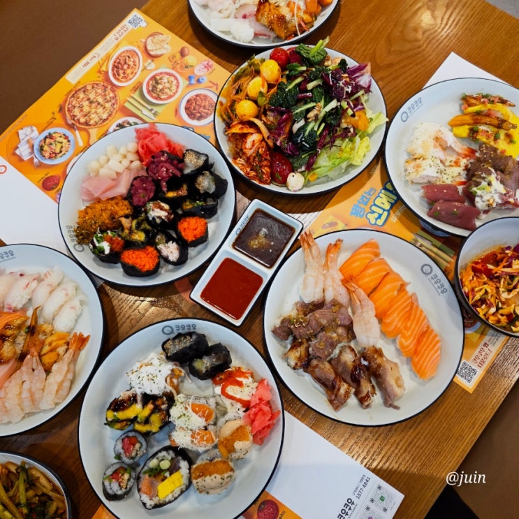 신선한 초밥부터 디저트까지 완벽했던 수성구 맛집 쿠우쿠우 수성못점