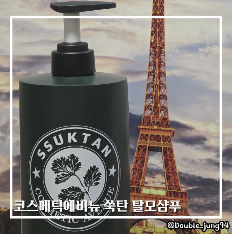  깔끔하고 향기 좋은 코스메틱에비뉴 쑥탄 두피 케어 샴푸
