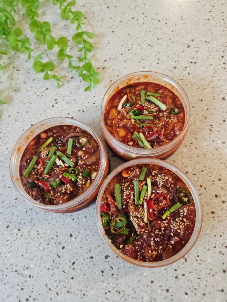  정반식품 시장 젓갈 반찬 (오징어젓+낙지젓+창난젓) 30년 전통의 할머니 손맛 젓갈