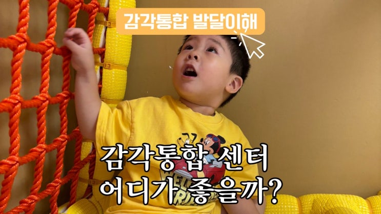  기구가 많다고 감각통합 치료센터가 좋은 건 아닙니다