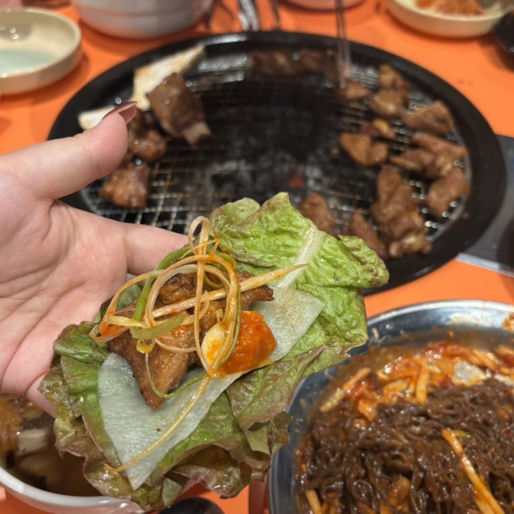  광주 수완지구 갈비 맛집 김금자숯불갈비 수완점 가성비 굿
