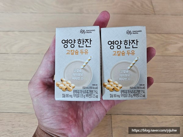  대상웰라이프 영양 한잔 고칼슘두유 24개 190원