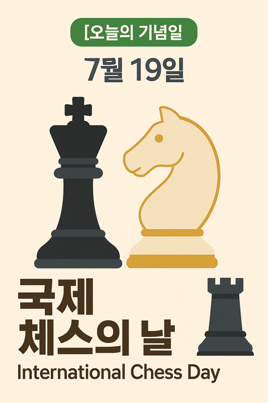  [오늘의 기념일] 7월 19일 – 국제 체스의 날️