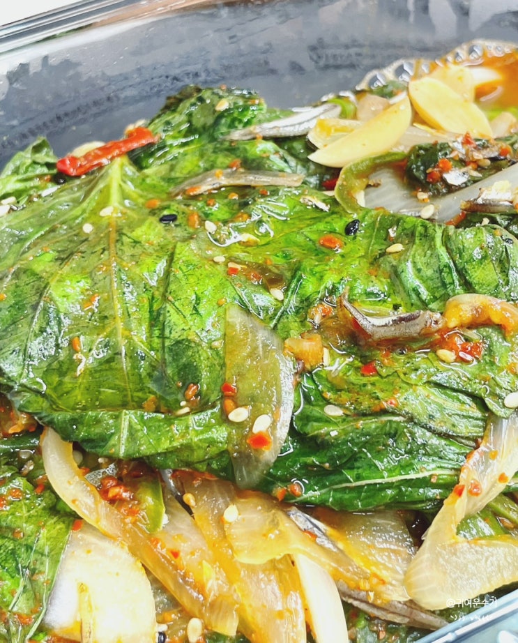  깻잎조림 만들기 간장 멸치깻잎찜 만드는법 깻잎찜양념장 레시피