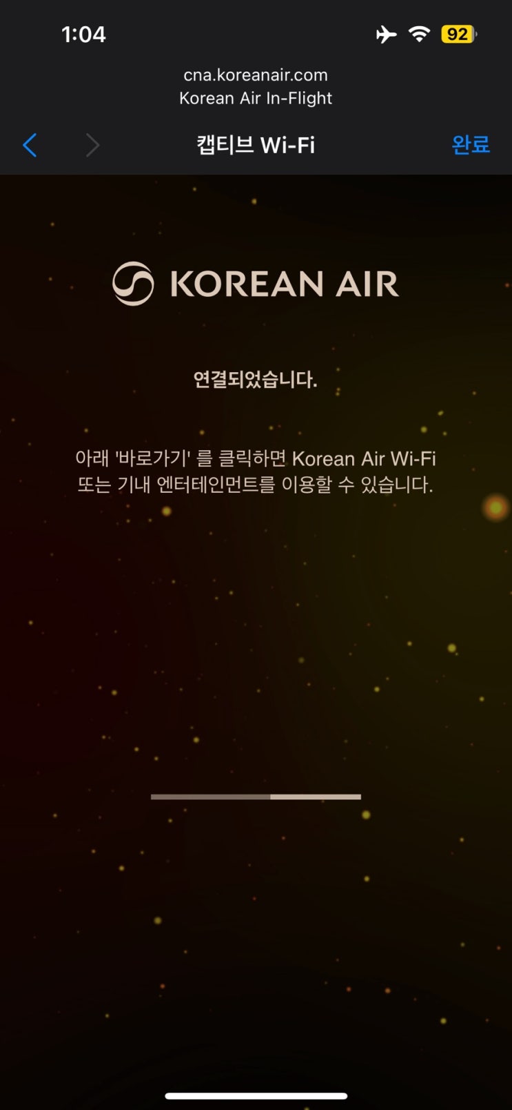  대한항공 기내 와이파이 속도 실제 사용 시카고 인천 귀국편 이용 후기