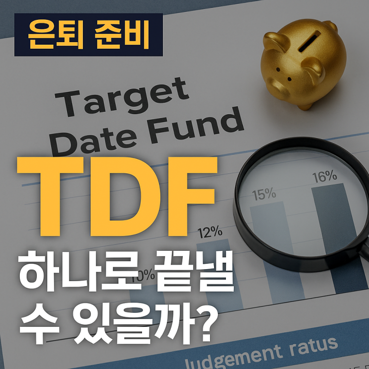  은퇴 준비, TDF 하나로 끝낼 수 있을까?
