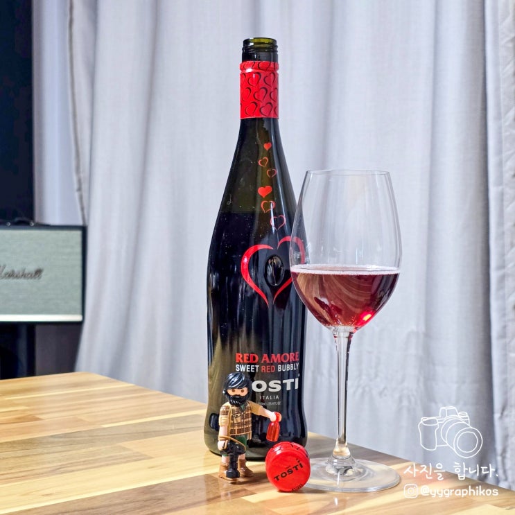  [스파클링와인/이탈리아와인] 또스띠 레드 아모레 5.5% 750ml