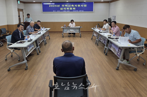  강진에서 내 집 마련의 꿈 실현..주택신축 지원사업 최종 4가구 확정
