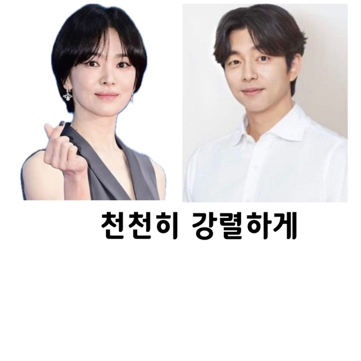 천천히 강렬하게, 송혜교, 공유, <b>노희경작가</b>