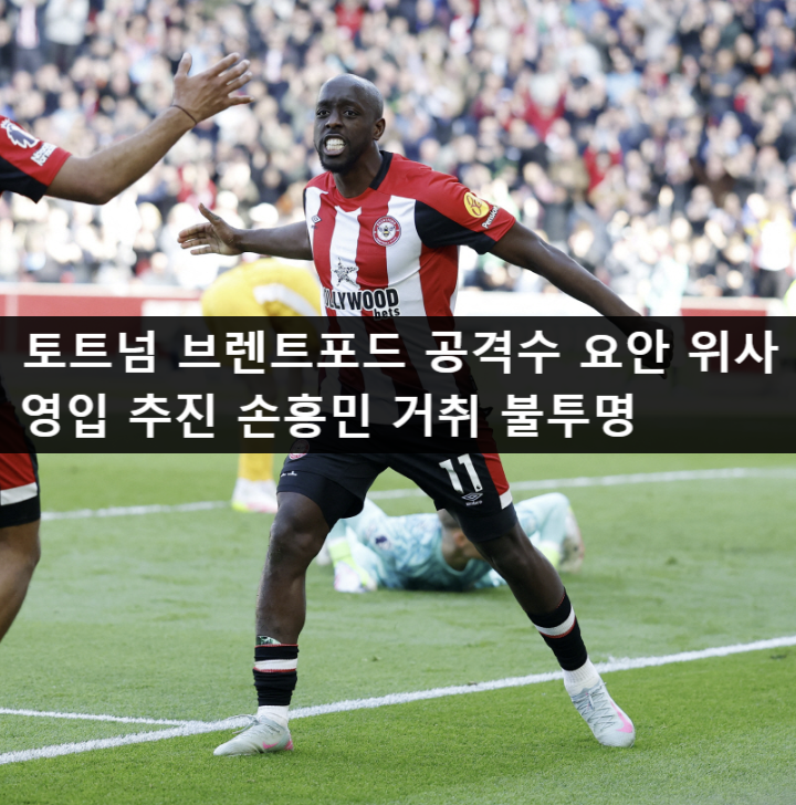 토트넘 브렌트포드 공격수 요안 위사 영입 추진 <b>손흥민 거취</b>... 