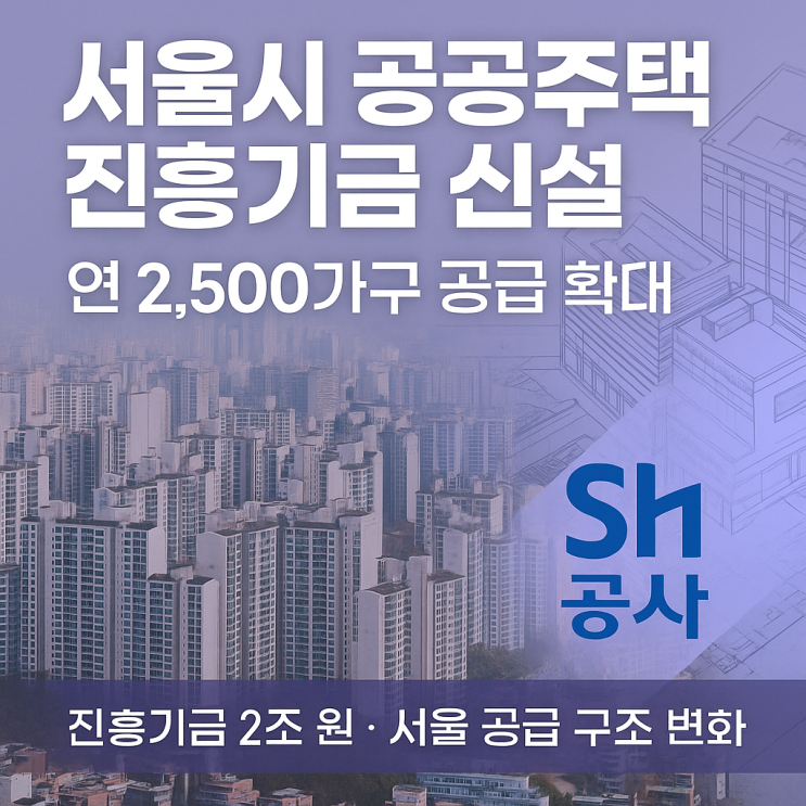 공공<b>주택</b> 진흥기금 신설, 민간 <b>협력</b>으로 연 2,500가구 <b>공급</b>확... 