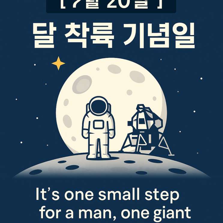  [오늘의 기념일] 7월 20일 – 달 착륙 기념일 