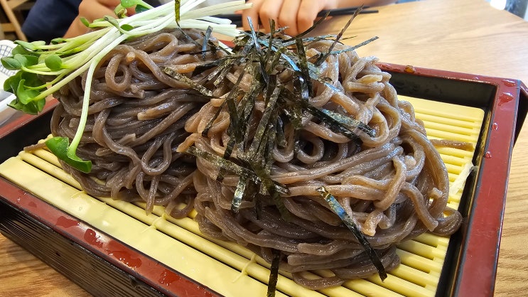  중랑구 신내동 판모밀 맛집, 모밀엔카츠 솔직 후기! 여름엔 역시 판모밀