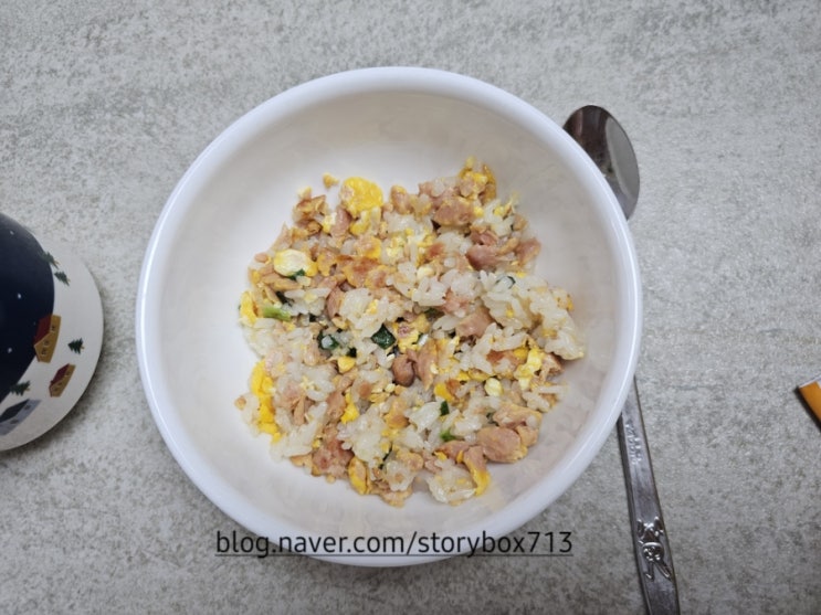  도마 없이 10분 완성! 스팸 없이도 맛있는 뚝심볶음밥 레시피 (스팸 vs 뚝심 비교)
