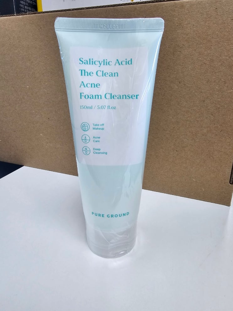  폼클렌징추천 퓨어그라운드 살리실산 더 클린 아크네 폼클렌징 남성도 쓰기 좋은 저자극 제품