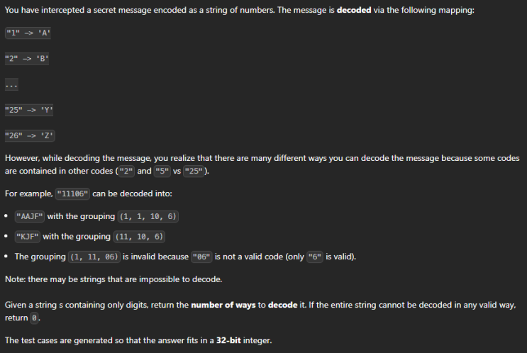  JAVA_LeetCode 91_Decode Ways