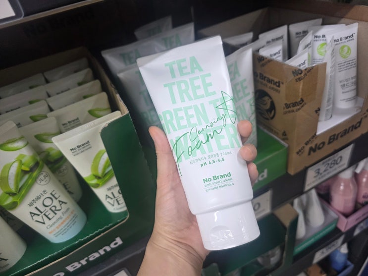  노브랜드 폼클렌징 어떤 게 좋아? 티트리 녹차수 클렌징폼 솔직 사용 후기