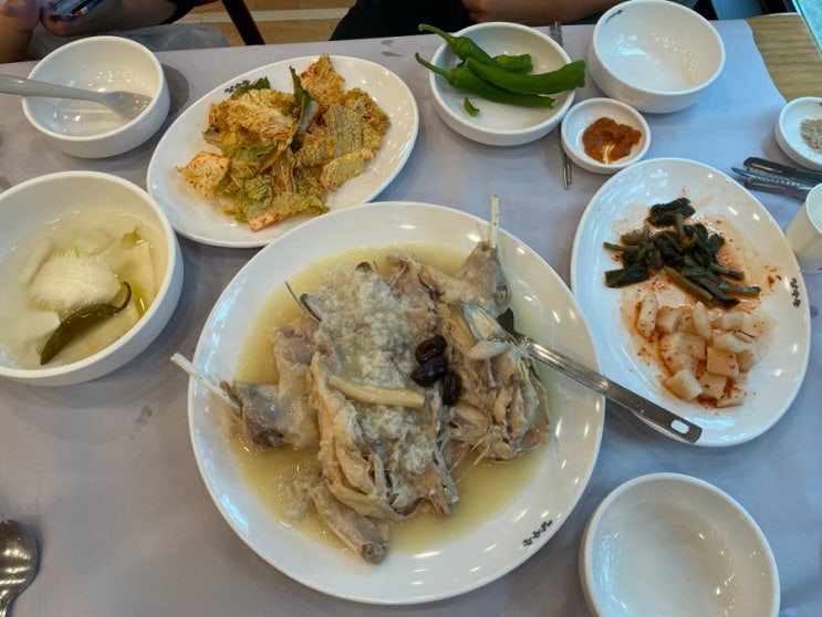 아이와 함께한 복날 보양식 – 봉담 누룽지 백숙 맛집 ‘장수촌’