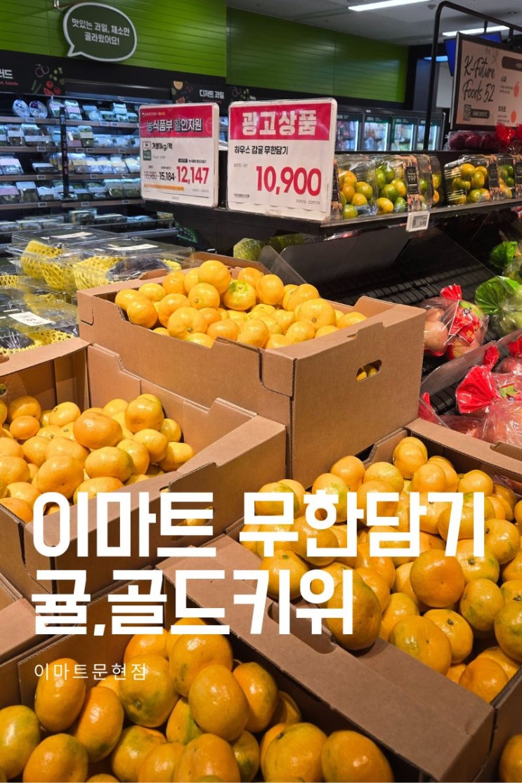  이마트 골드키위,감귤 무한담기 이벤트 - 24개 담은 후기